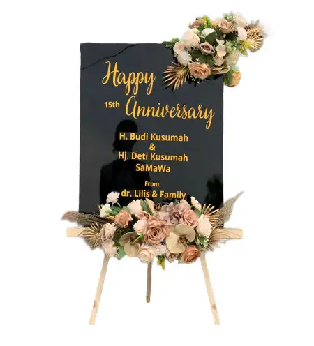 Papan Bunga Akrilik Tegal